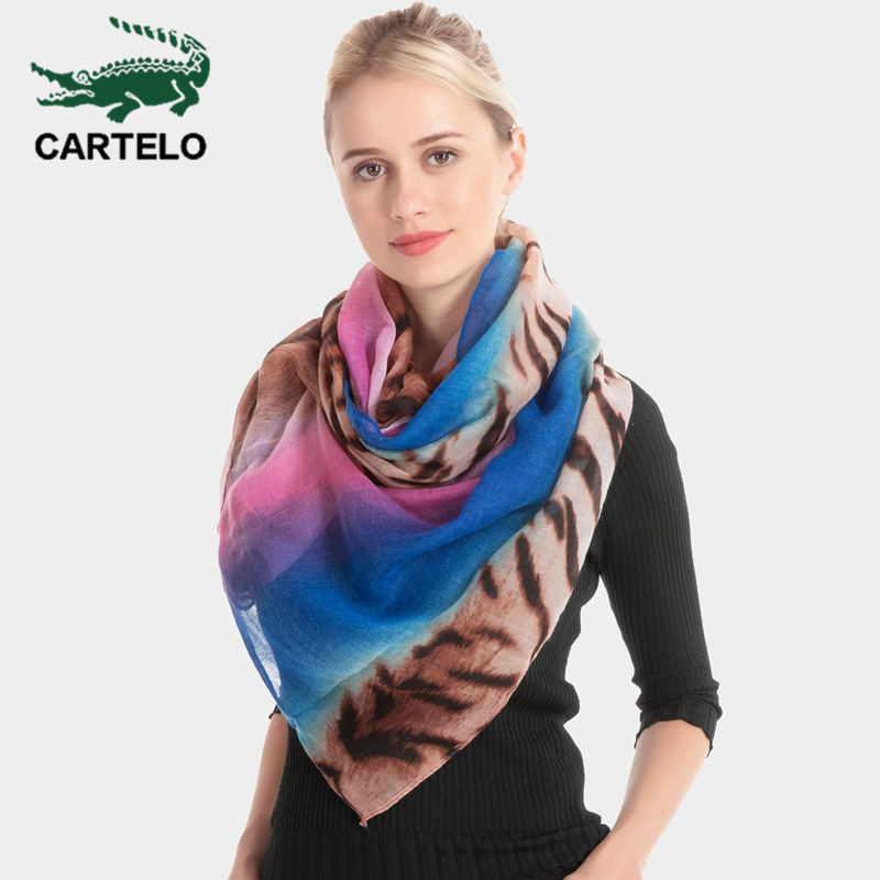 CARTELO New scarf cotton ladies scarf tiger pattern sexy gradient shawl female leopard rainbow warm female
CARTELO New scarf cotton ladies scarf tiger pattern sexy gradient shawl female leopard rainbow warm female