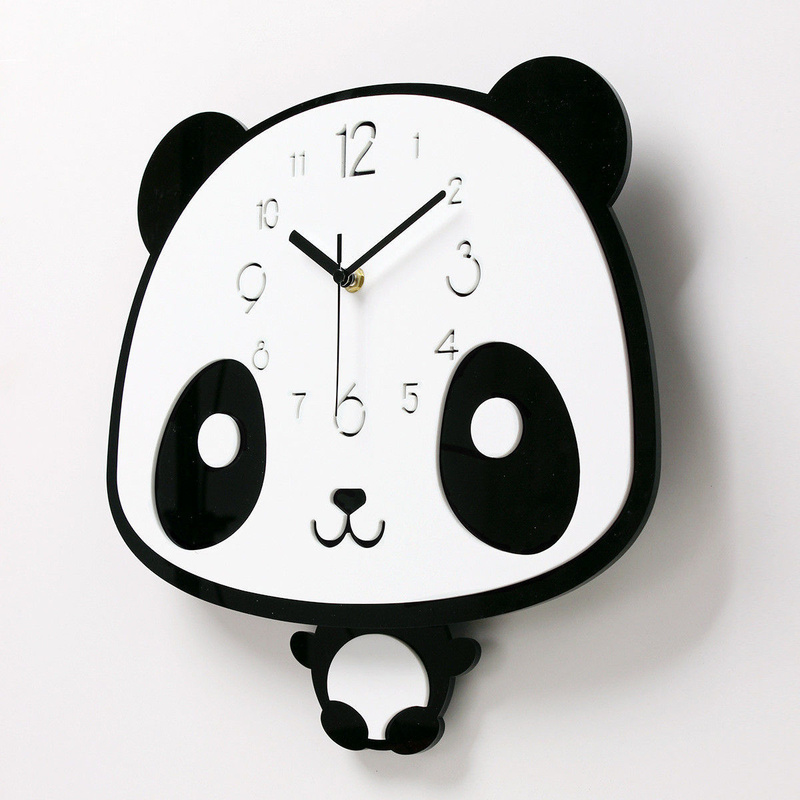 Children's Room Cartoon Swing Wall Clock Theme Park Cute Clock Living Room Bedroom Mute Panda Decorative Table Wall Modern
Children's Room Cartoon Swing Wall Clock Theme Park Cute Clock Living Room Bedroom Mute Panda Decorative Table Wall Modern