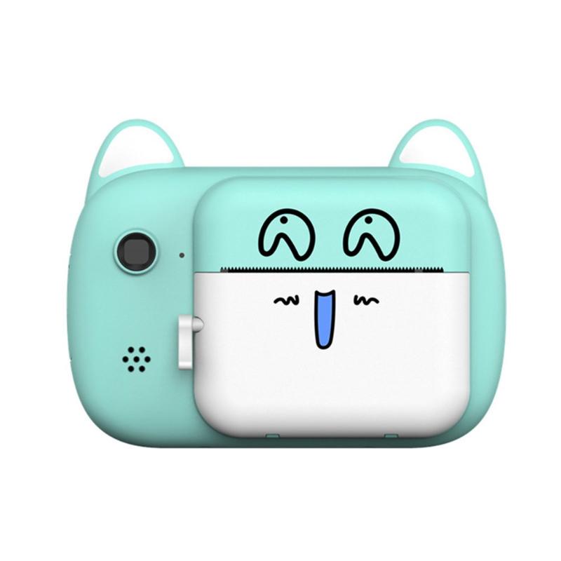 Children's gift Polaroid camera Mini birthday photo toy digital printable small SLR 24 megapixel Double shot, Green
Children's gift Polaroid camera Mini birthday photo toy digital printable small SLR 24 megapixel Double shot, Green