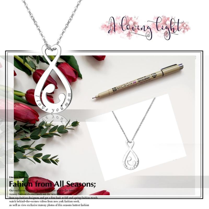BONISKISS Women's Necklaces Charm Mother Day's Gift Female Stainless Steel Jewelry "I Love You Mom"Heart Pendant Necklaces
BONISKISS Women's Necklaces Charm Mother Day's Gift Female Stainless Steel Jewelry "I Love You Mom"Heart Pendant Necklaces