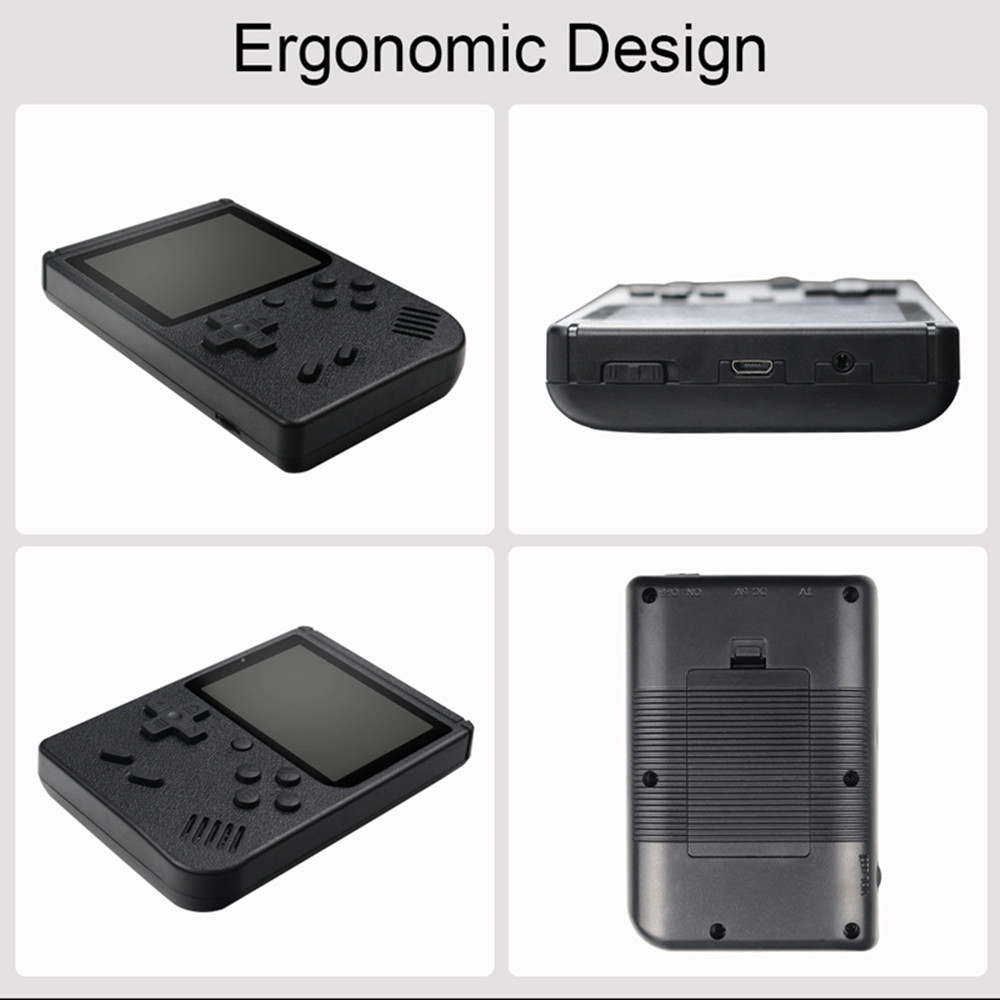 Portable Handheld Video Game Console Retro 8 bit Mini Game Players 400 Games 3 In 1 AV GAMES Pocket Gameboy Color LCD