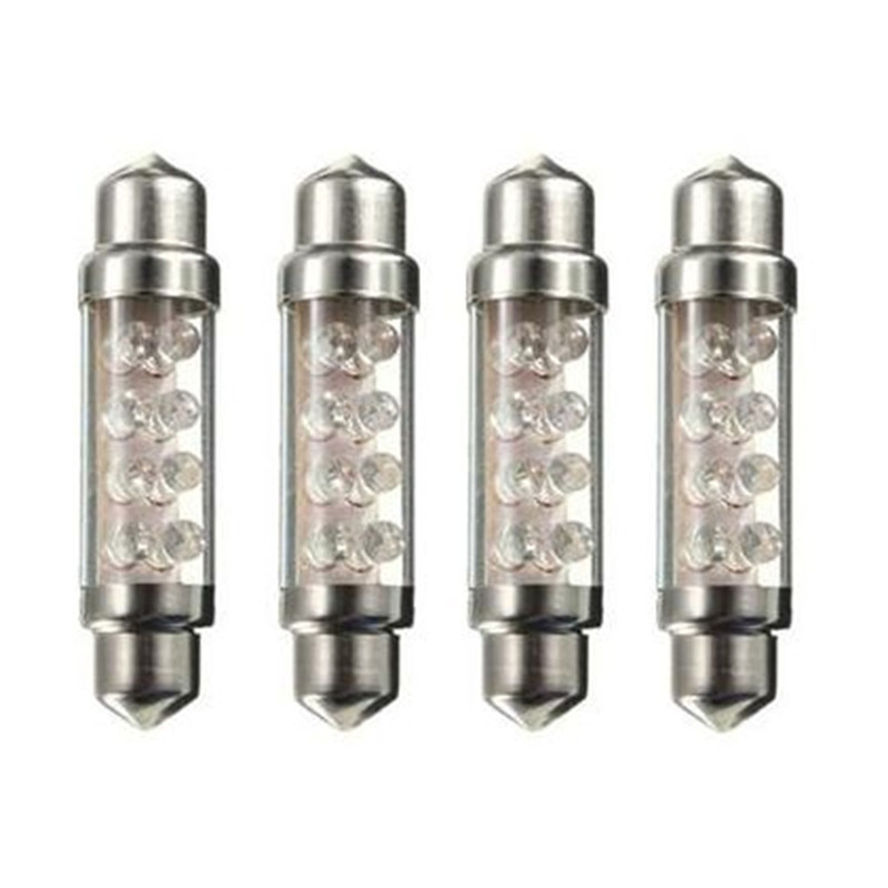 4Pcs Car Interior Blue Low Consumption High Power Ultra Long Life Bright 39mm/42mm/41mm 8 SMD LED Bulb Lamp Light 12V DC#277807, As pic
4Pcs Car Interior Blue Low Consumption High Power Ultra Long Life Bright 39mm/42mm/41mm 8 SMD LED Bulb Lamp Light 12V DC#277807, As pic