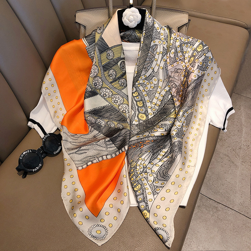 Ladies Dot Printed Elegent Large Shawl Wrap Women Echarpe Bandana Neckerchief Square Imitated Silk Scarf Square Large
Ladies Dot Printed Elegent Large Shawl Wrap Women Echarpe Bandana Neckerchief Square Imitated Silk Scarf Square Large