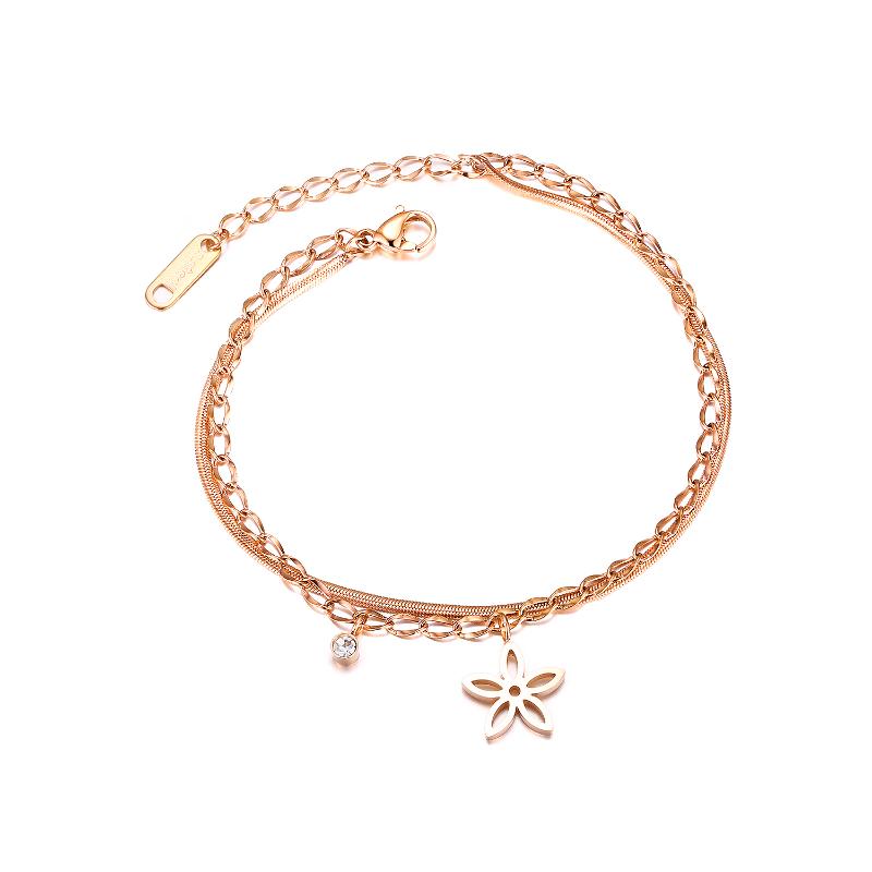 Hollow FLOWER Double Layer Rose Gold Color Bangle Bracelet For Women Trendy Stainless Steel Cuff Hand Jewelry Gift Dropshipping
Hollow FLOWER Double Layer Rose Gold Color Bangle Bracelet For Women Trendy Stainless Steel Cuff Hand Jewelry Gift Dropshipping