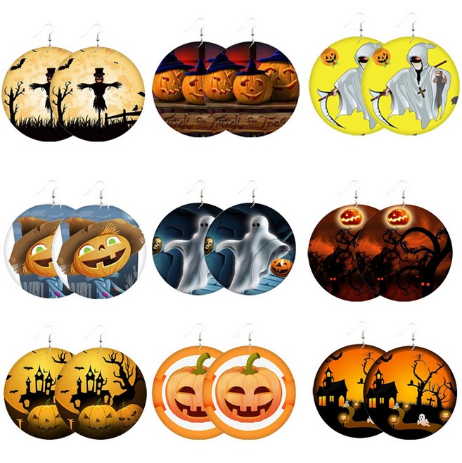 Halloween Wooden Earrings Light Weight Long Drop Organic Wood Dangle Earrings For Womens
Halloween Wooden Earrings Light Weight Long Drop Organic Wood Dangle Earrings For Womens