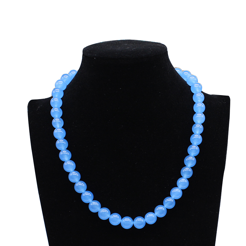 Chokers Natural Stone Sky Blue Wathet Round Beads8 10MM Pick Size For Jewelry Making Necklace Elegant Gift Female 18inch
Chokers Natural Stone Sky Blue Wathet Round Beads8 10MM Pick Size For Jewelry Making Necklace Elegant Gift Female 18inch