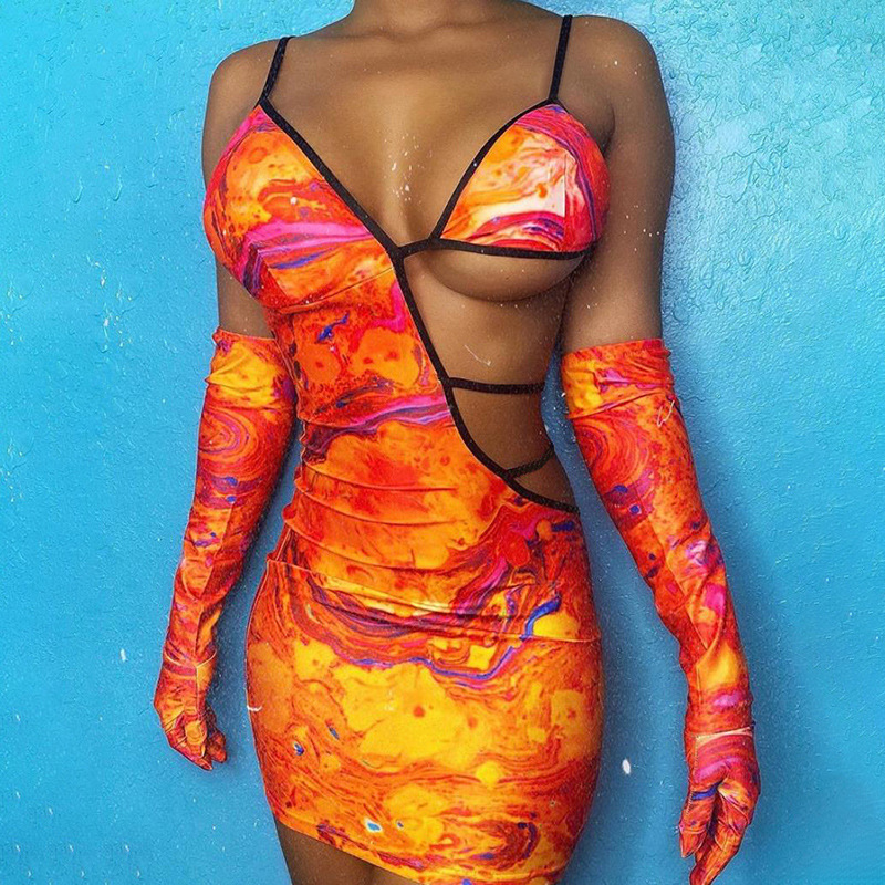 Print Fashion Bandage Slip Mini Dress Bodycon Gloves Party Night Club Sexy Cut-Out Backless Women Dresses Clothes, Green
Print Fashion Bandage Slip Mini Dress Bodycon Gloves Party Night Club Sexy Cut-Out Backless Women Dresses Clothes, Green