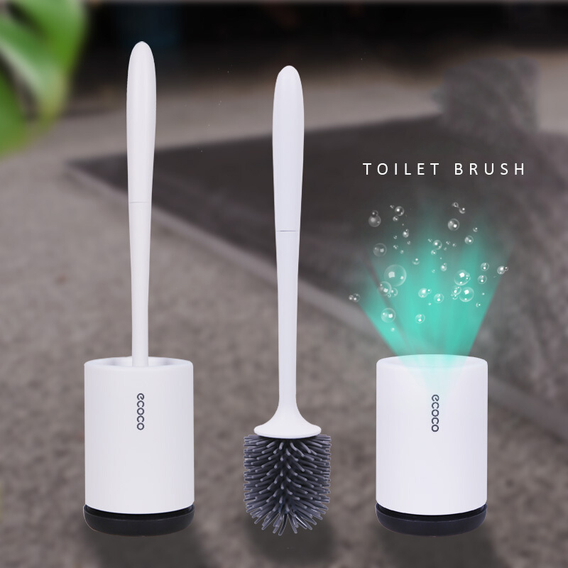 TPR Silicone Toilet Brush with Holder Handle Soft Bristles Bathroom Cleaning Set Wall Mounted Floor Standing Toilet Bowl Brush
TPR Silicone Toilet Brush with Holder Handle Soft Bristles Bathroom Cleaning Set Wall Mounted Floor Standing Toilet Bowl Brush