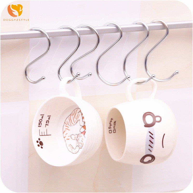 10pcs/6pcs/5pcs Metal S Shaped Hooks Bathroom Kitchen Coat Hooks Multifunction Storage Stainless Steel Hook
10pcs/6pcs/5pcs Metal S Shaped Hooks Bathroom Kitchen Coat Hooks Multifunction Storage Stainless Steel Hook