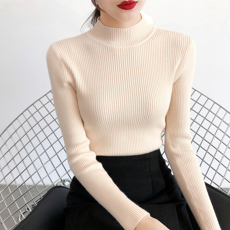 2020 NEWEST Autumn Winter Sweater Women Knitted Ribbed Pullover Sweater Long Sleeve Turtleneck Slim Jumper Soft Warm Pull Femme, Black
2020 NEWEST Autumn Winter Sweater Women Knitted Ribbed Pullover Sweater Long Sleeve Turtleneck Slim Jumper Soft Warm Pull Femme, Black