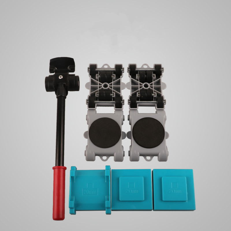 8pcs Plastic Furniture Transport Lifter Heavy Stuffs Mover Tool Set for Furniture refrigerator 4 Wheel Mover Roller +1 Wheel Bar
8pcs Plastic Furniture Transport Lifter Heavy Stuffs Mover Tool Set for Furniture refrigerator 4 Wheel Mover Roller +1 Wheel Bar