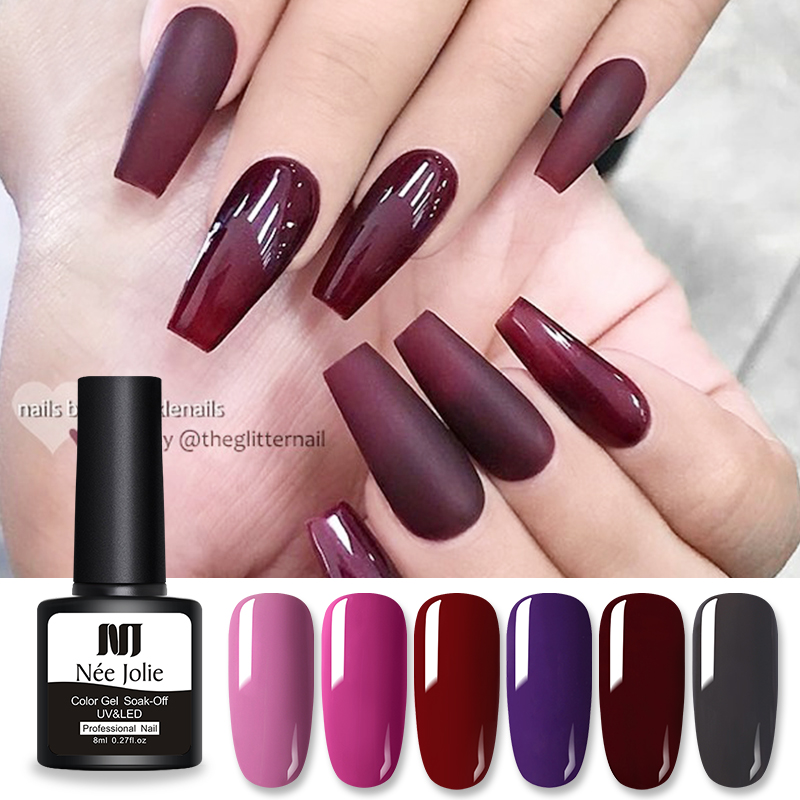 NEE JOLIE 8ml Matte Color Gel Polish UV Gel Varnish Soak Off Polish Long Lasting Nail Art Matte Top Coat Manicures, B14
NEE JOLIE 8ml Matte Color Gel Polish UV Gel Varnish Soak Off Polish Long Lasting Nail Art Matte Top Coat Manicures, B14