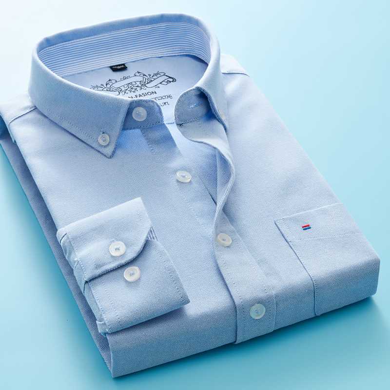 Business Formal Men's Long Sleeve Shirt Four seasons new Pure color casual all-match large size loose shirt Anti-wrinkle tops, Gray
Business Formal Men's Long Sleeve Shirt Four seasons new Pure color casual all-match large size loose shirt Anti-wrinkle tops, Gray