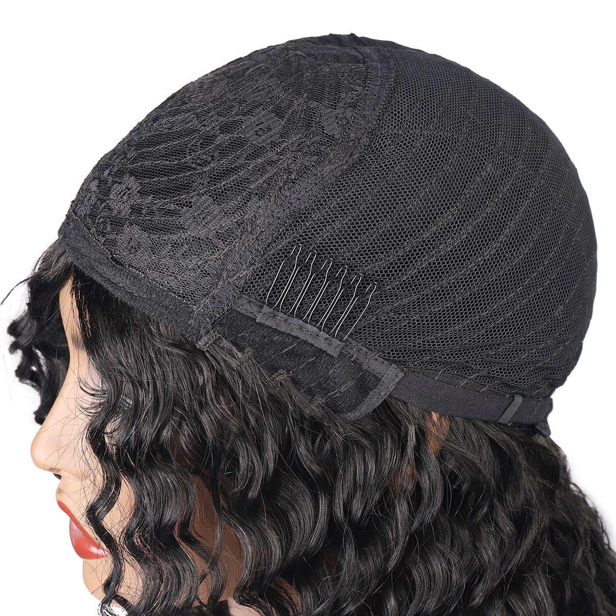 Ishow Brazilian Loose Deep Yaki Straight Human Hair Wigs Middle Part Peruvian Curly None Lace Wigs Indian Hair Malaysian Body Wave