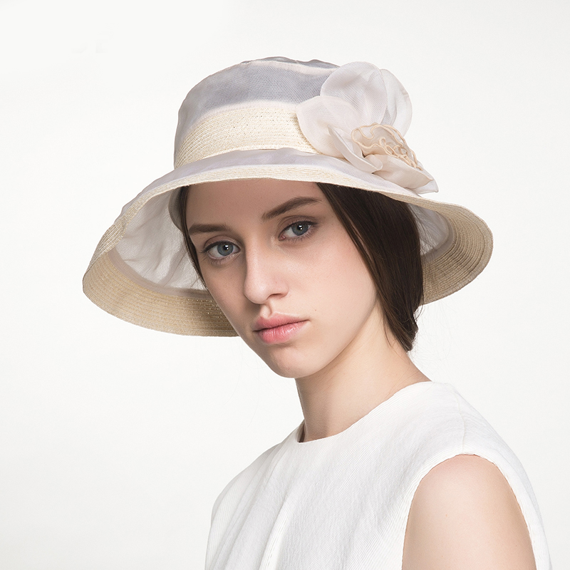 2020 Fashion Summer Sun Hats for Women Elegant Ladies Silk Vintage Hat Wide Large Brim with Handmade Big Flower Women Visor Hats, Pink
2020 Fashion Summer Sun Hats for Women Elegant Ladies Silk Vintage Hat Wide Large Brim with Handmade Big Flower Women Visor Hats, Pink