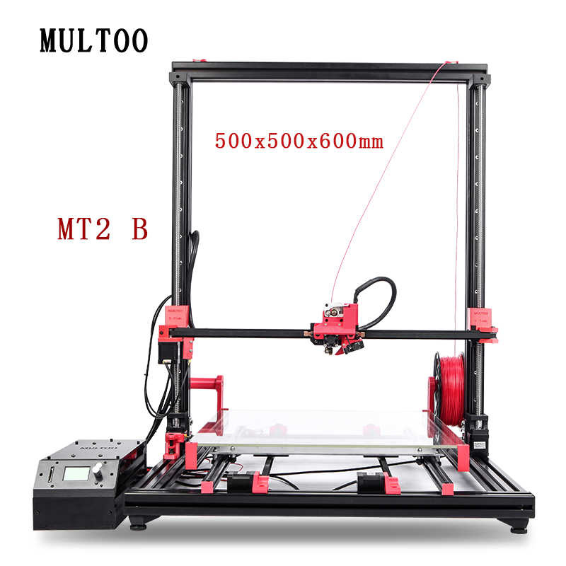MULTOO MT2 Printer Large Printing Size High Quality Precision 500*500*600 Full Metal Single Dual 3D Printer Precise Ball screw
MULTOO MT2 Printer Large Printing Size High Quality Precision 500*500*600 Full Metal Single Dual 3D Printer Precise Ball screw