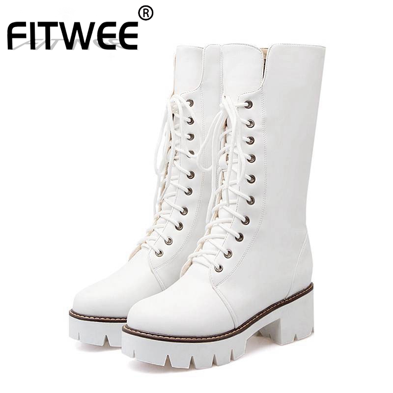 FITWEE Winter Short Boots Women Fashion Lace Up Square Heel Shoes Women Casual Zipper Warm Plush Fur Platform Boots Size 34-43, Black plush
FITWEE Winter Short Boots Women Fashion Lace Up Square Heel Shoes Women Casual Zipper Warm Plush Fur Platform Boots Size 34-43, Black plush