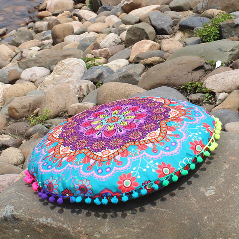 Chic Round Mandala Pattern Pillowcase Bohemian Cushions Magical Colorful Style Pillow Cover Pillow Case, Pink
Chic Round Mandala Pattern Pillowcase Bohemian Cushions Magical Colorful Style Pillow Cover Pillow Case, Pink