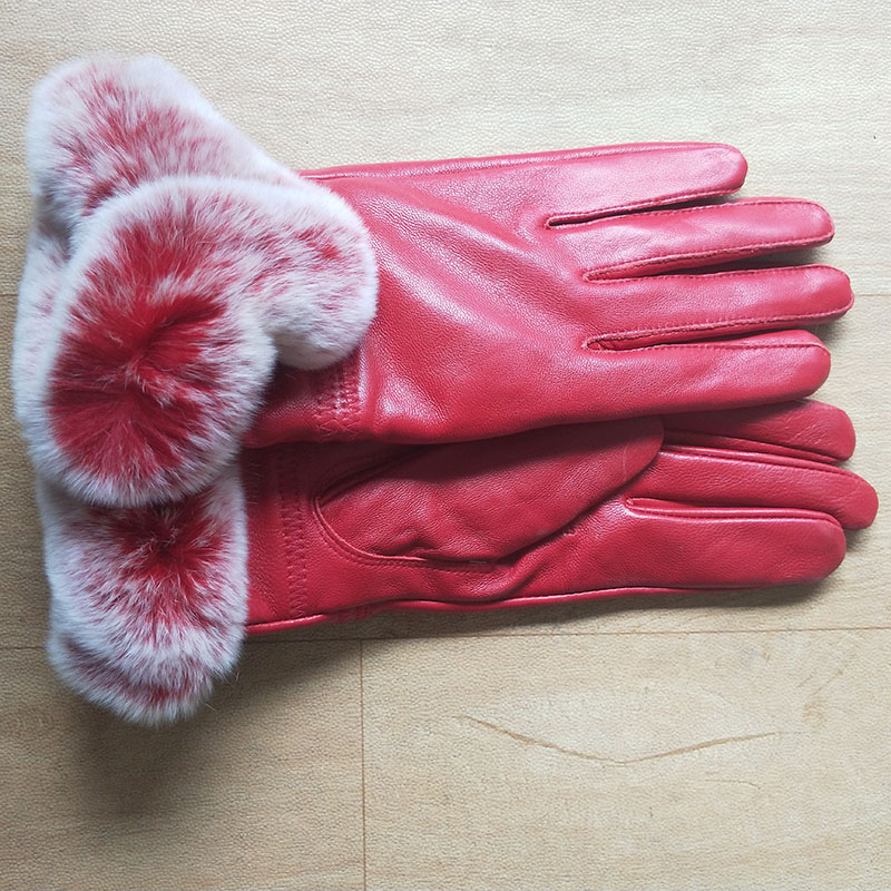 2020 Winter Warm Genuine Lamb Sheep Leather Glove Real Rex Fur Cuff Female Fashion Real Leather Gloves Women Warm Glove
2020 Winter Warm Genuine Lamb Sheep Leather Glove Real Rex Fur Cuff Female Fashion Real Leather Gloves Women Warm Glove