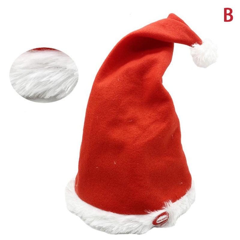 Sing Music Dancing Christmas Hat Magic Plush Santa Hat Electric Funny Christmas Cap Decorations For Home Swing
Sing Music Dancing Christmas Hat Magic Plush Santa Hat Electric Funny Christmas Cap Decorations For Home Swing