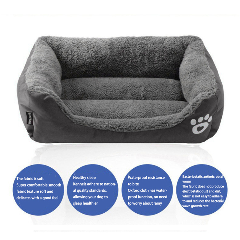 Dogs Bed For Small Medium Large Dogs Pet House Waterproof Bottom Soft Fleece Warm Cat Bed Sofa House, As show
Dogs Bed For Small Medium Large Dogs Pet House Waterproof Bottom Soft Fleece Warm Cat Bed Sofa House, As show