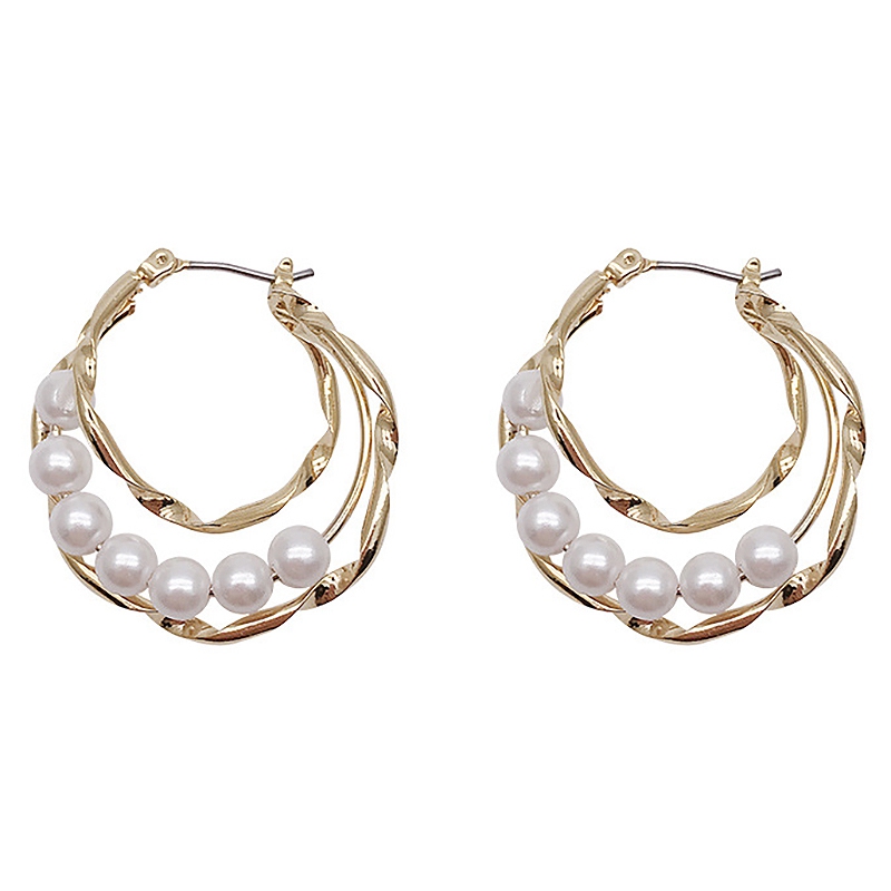 Korean Fashion Personality Simple Pearl Multi-Layer Earrings Sweet Temperament Popular Earrings Female Jewelry
Korean Fashion Personality Simple Pearl Multi-Layer Earrings Sweet Temperament Popular Earrings Female Jewelry