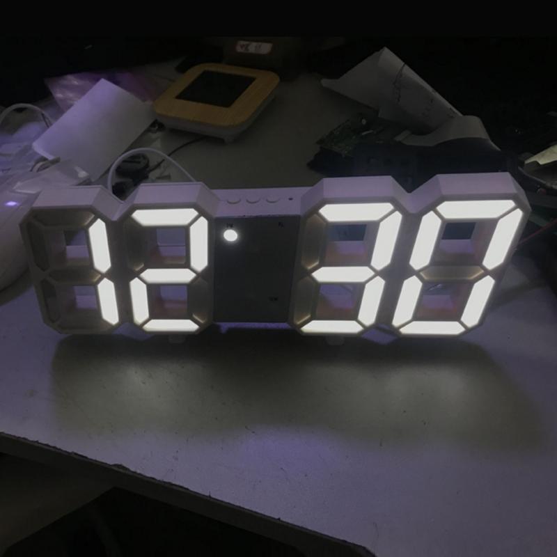 3D LED Wall Clock Modern Design Digital Table Clock Alarm Nightlight Saat reloj de pared Watch For Home Living Room Decoration
3D LED Wall Clock Modern Design Digital Table Clock Alarm Nightlight Saat reloj de pared Watch For Home Living Room Decoration