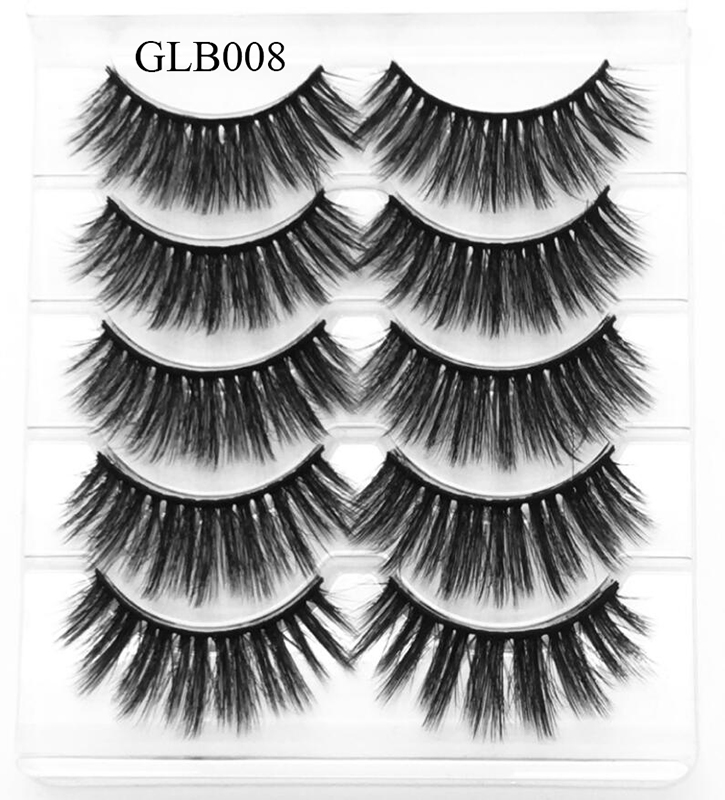 5 Pairs 3D Soft Faux Mink Hair False Eyelashes Natural Fake Eyelash Crisscross Wispy Fluffy Lashes Extension Eye Makeup Tools
5 Pairs 3D Soft Faux Mink Hair False Eyelashes Natural Fake Eyelash Crisscross Wispy Fluffy Lashes Extension Eye Makeup Tools