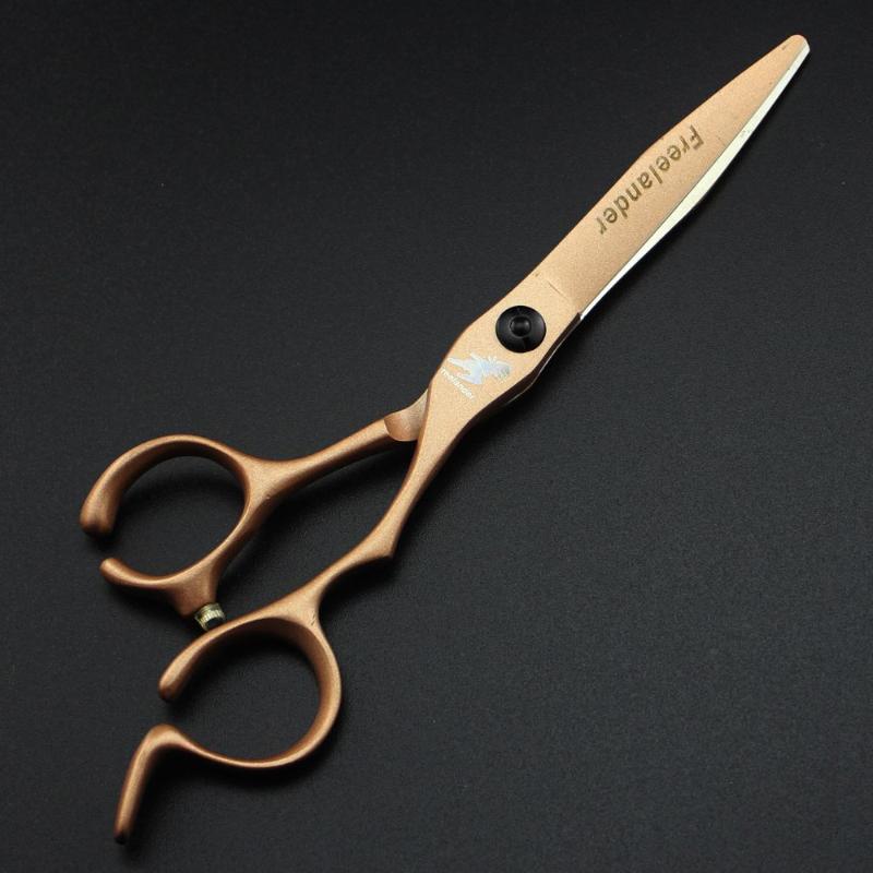 Professional Hairdressing Cutting Scissors 6 Inch Thinning Shears Salon Barbers JP440C Gold Hair Tesouras1