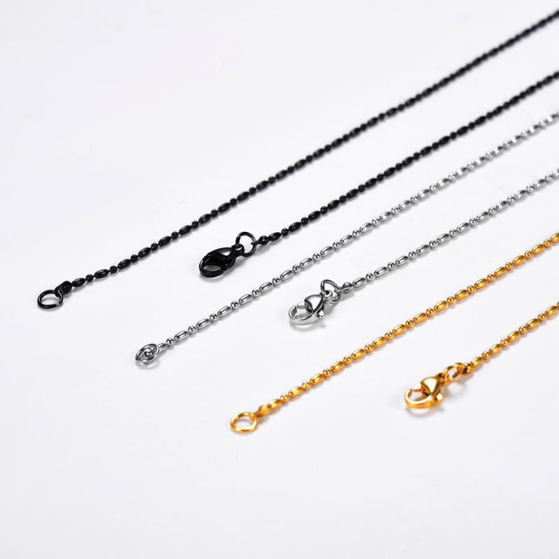 Rice and Ball Beads Link Chain Necklace for Mens Womens,Pendant Necklace Accessory,Stainless Steel Chain ,18-30 in,1.5mm
Rice and Ball Beads Link Chain Necklace for Mens Womens,Pendant Necklace Accessory,Stainless Steel Chain ,18-30 in,1.5mm