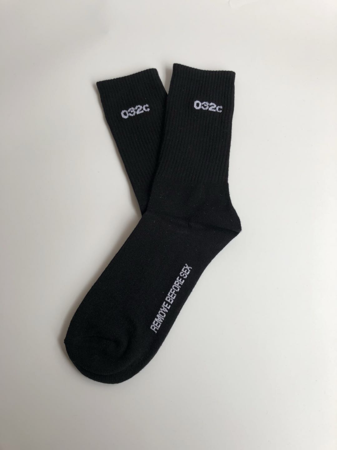 032C REMOVE BEFORE SEX men women socks letter jacquard cotton spring summer autumn socks hight quality