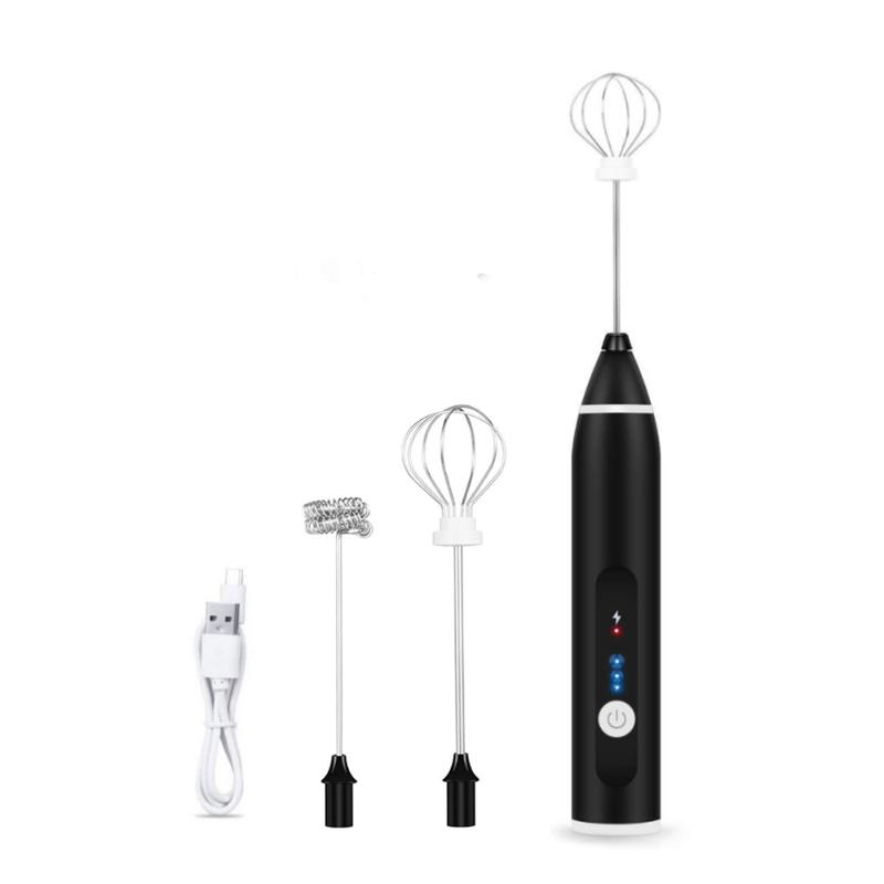 3-Speeds Electric Eggs Beater Whisk Stirrer Coffee Milk Drink Frother Foamer Mixer USB Rechargeable Handheld Blender Whisk
3-Speeds Electric Eggs Beater Whisk Stirrer Coffee Milk Drink Frother Foamer Mixer USB Rechargeable Handheld Blender Whisk