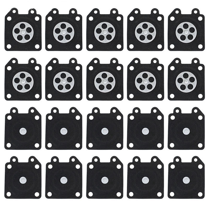 

20Pcs 2500 3800 4500 5200 5800 Chainsaw Carburetor Repair Parts Metering Diaphragm Gaskets