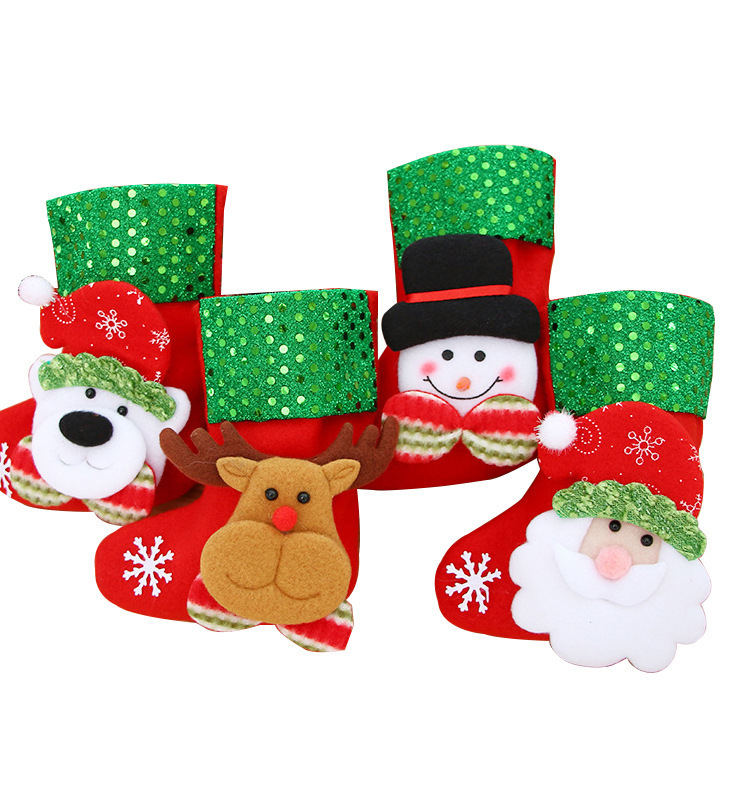 Mini Christmas Hanging Socks Cute Candy Gift Bag Snowman Santa Claus Deer Bear Christmas Stocking Tree Decor Pendant Christmas Socks
Mini Christmas Hanging Socks Cute Candy Gift Bag Snowman Santa Claus Deer Bear Christmas Stocking Tree Decor Pendant Christmas Socks
