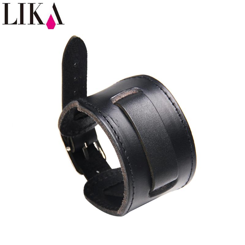 LIKA Wide Genuine Leather Cuff Wrap Bracelets Punk Rock Vintage Men's Bangles Leather Bracelet For Men Women Jewelry Accessories
LIKA Wide Genuine Leather Cuff Wrap Bracelets Punk Rock Vintage Men's Bangles Leather Bracelet For Men Women Jewelry Accessories