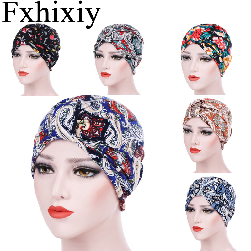 New Women Print Flower Knot Cotton Ruffle Turban Hat Headwear Cancer Chemo Beanie Chemotherapy Cap Hairband, Beige
New Women Print Flower Knot Cotton Ruffle Turban Hat Headwear Cancer Chemo Beanie Chemotherapy Cap Hairband, Beige