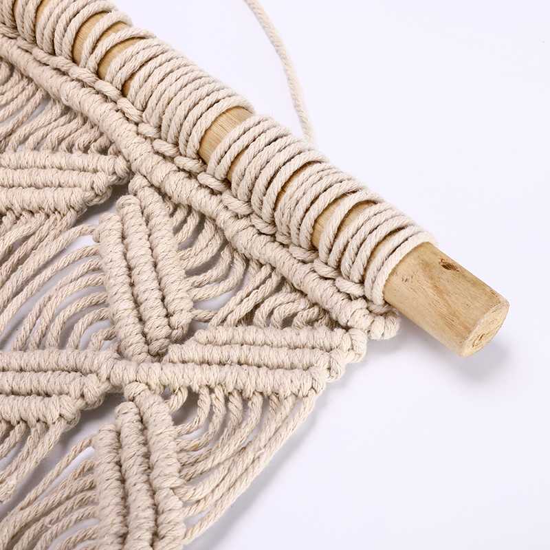 Update Cat Swing Hammock Boho Style Cage Bed Handmade Hanging Sleep Chair Seats Tassel Cats Toy Play Cotton Rope Pets House