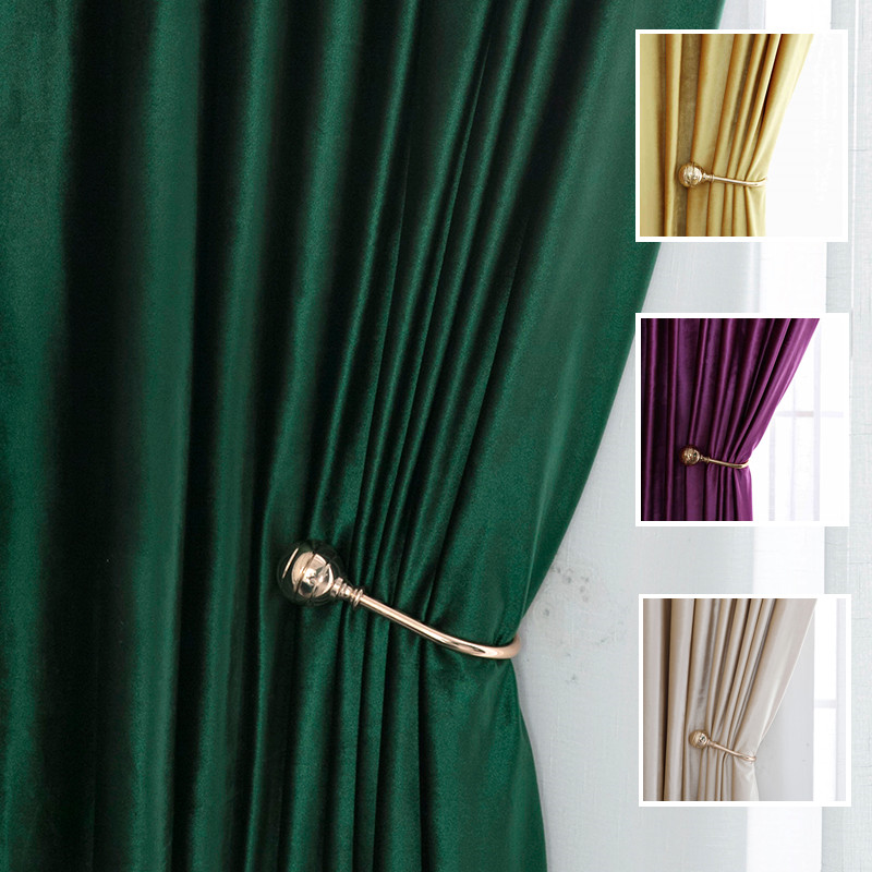 Multiple Colour Luxury Green/Purple/Golden Curtain for Living Room Bedroom Kitchen Curtains Velvet Blackout Window Curtains, Color 4 
Multiple Colour Luxury Green/Purple/Golden Curtain for Living Room Bedroom Kitchen Curtains Velvet Blackout Window Curtains, Color 4