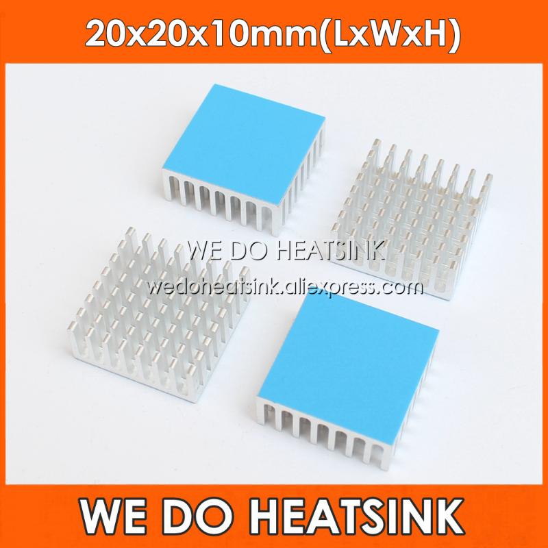 WE DO HEATSINK 20x20x10mm Aluminum Slotted Heatsink Radiator Heat Sink Cooler With Thermal Adhesive Double Sided Tapes Pad
WE DO HEATSINK 20x20x10mm Aluminum Slotted Heatsink Radiator Heat Sink Cooler With Thermal Adhesive Double Sided Tapes Pad