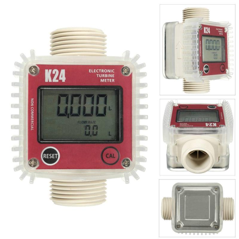 BSP/NPT LCD K24 Turbine Digital Diesel Oil Fuel Flow Meter Gauge For Chemicals Liquid Water Hot for Measuring Gasoline Flowmete
BSP/NPT LCD K24 Turbine Digital Diesel Oil Fuel Flow Meter Gauge For Chemicals Liquid Water Hot for Measuring Gasoline Flowmete