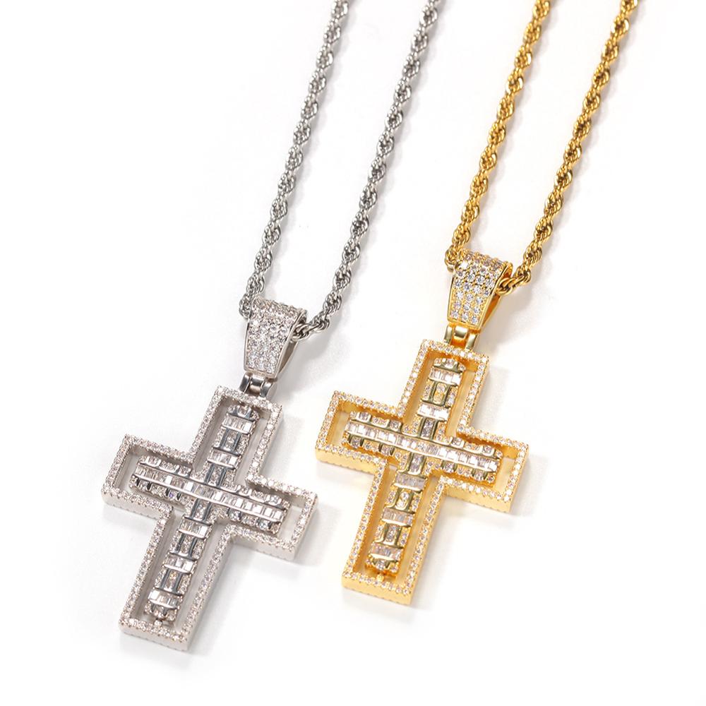 2020 new hip-hop rotatable double-sided cross necklace creative fashion men and women copper inlaid zircon pendant accessories
2020 new hip-hop rotatable double-sided cross necklace creative fashion men and women copper inlaid zircon pendant accessories