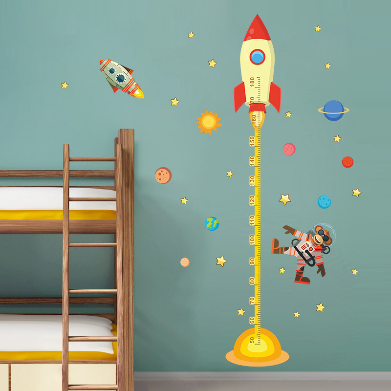diy Outer space Planet Monkey Pilot Rocket home decal height measure wall sticker for kids room baby nursery growth chart gifts
diy Outer space Planet Monkey Pilot Rocket home decal height measure wall sticker for kids room baby nursery growth chart gifts