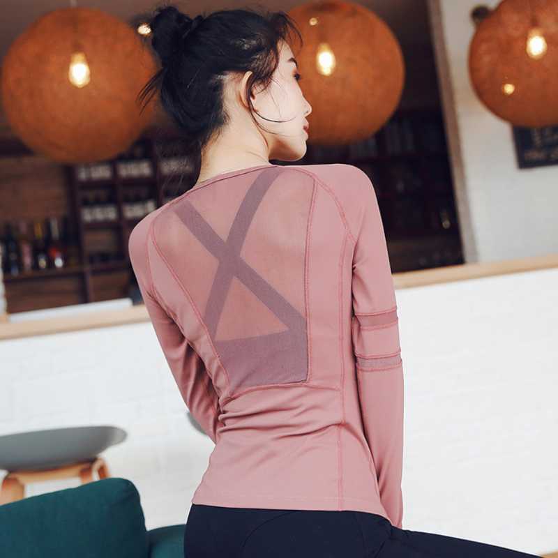 Women Long Sleeve Yoga Mesh Shirt Women' Sports Wear Fitness Gym Woman Tight Sport Shirt Yoga Top Female Workout Tops T-shirt, Black
Women Long Sleeve Yoga Mesh Shirt Women' Sports Wear Fitness Gym Woman Tight Sport Shirt Yoga Top Female Workout Tops T-shirt, Black