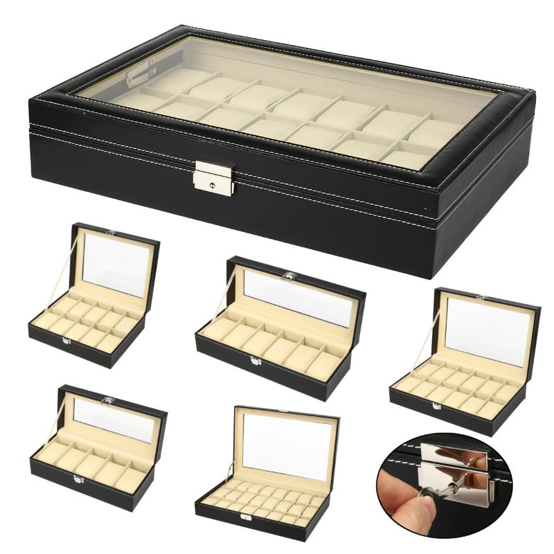 5/6/10/12 Grids PU Leather Watch Box Case Professional Holder Organizer Watches Jewelry Boxes Case Display Rings Storage
5/6/10/12 Grids PU Leather Watch Box Case Professional Holder Organizer Watches Jewelry Boxes Case Display Rings Storage