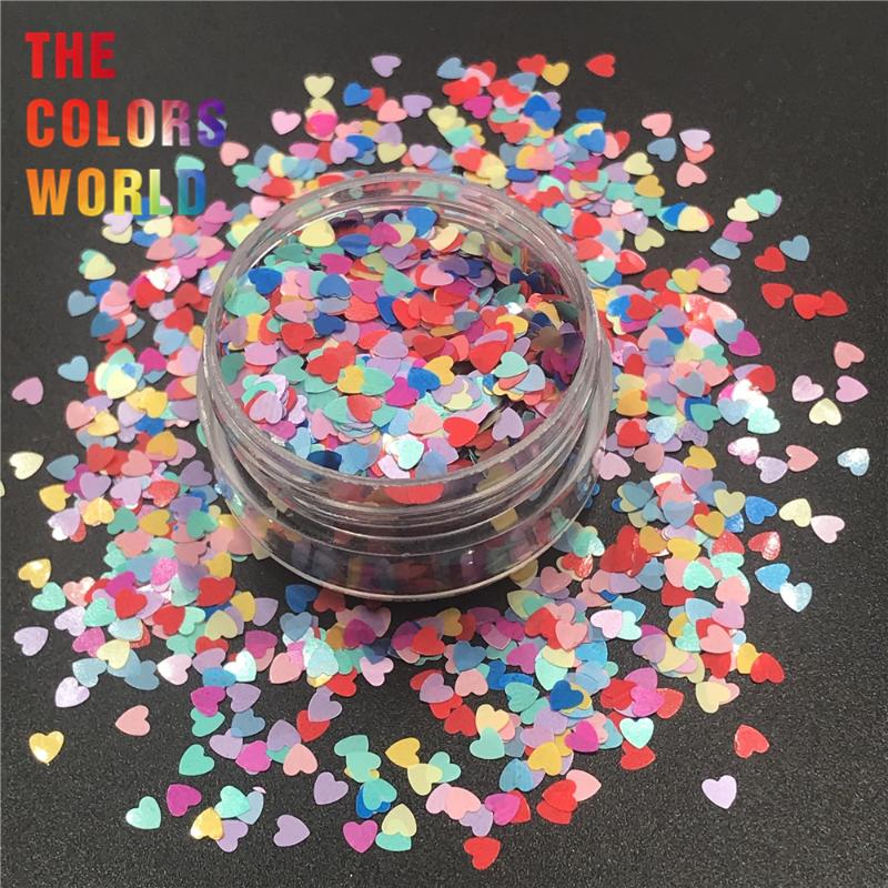 TCT-290 Heart Shape Valentine's Day Color Nail Glitter Nail Art Decoration Makeup Body Glitter Festival DIY Decoration Accessory
TCT-290 Heart Shape Valentine's Day Color Nail Glitter Nail Art Decoration Makeup Body Glitter Festival DIY Decoration Accessory