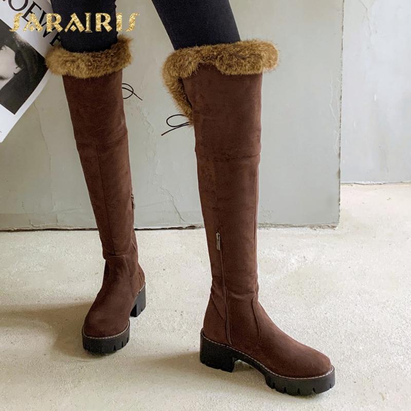 Sarairis Fashion New 2020 Big Size 43 Comfortable Boots Women Shoes Zipper Chunky Heels Add Fur Warm Winter Boots Female, Black
Sarairis Fashion New 2020 Big Size 43 Comfortable Boots Women Shoes Zipper Chunky Heels Add Fur Warm Winter Boots Female, Black