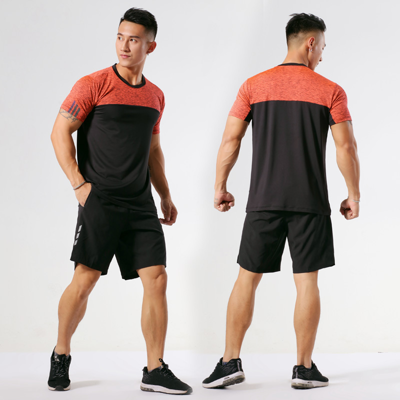 2 Pcs Set Men' Sport Suits Quick Dry Running Sets Summer Tshirts+Shorts Jogging Training Gym Fitness Tracksuits CrossFit, Blue
2 Pcs Set Men' Sport Suits Quick Dry Running Sets Summer Tshirts+Shorts Jogging Training Gym Fitness Tracksuits CrossFit, Blue