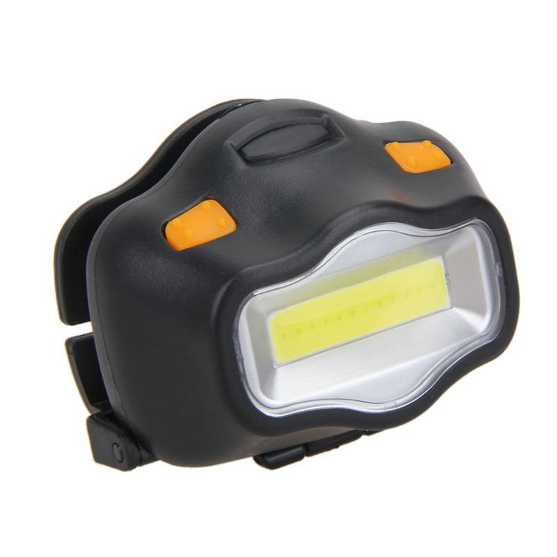 WholeClimbing Hiking Headlight Waterproof 3W Fishing Camping Outdoor Portable Bright Head Lamp Button Switch White Light 4 5q