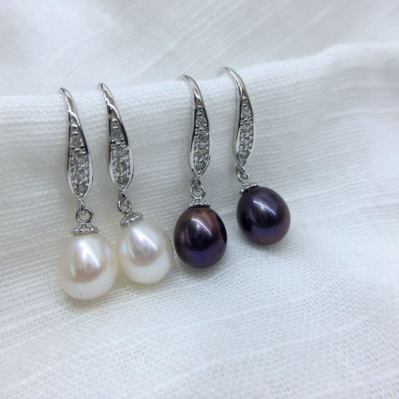 Drop Pearl Earrings, Natural Freshwater Pearl, 925 Sterling Silver, Classic Style, Women's Pearl Earrings, Free Shipping
Drop Pearl Earrings, Natural Freshwater Pearl, 925 Sterling Silver, Classic Style, Women's Pearl Earrings, Free Shipping
