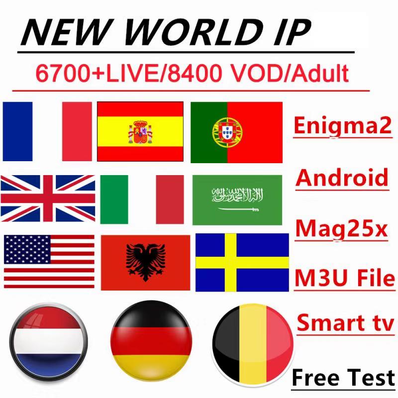 The latest European IPTV M3U supports smart TV, Android and iPhone, which can be used in Spain, IT Germany,France, Australia USA free test от DHgate WW